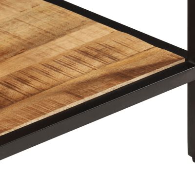 vidaXL Salontafel 45x45x35 cm massief ruw mangohout