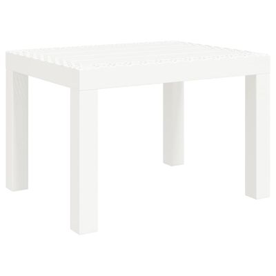 vidaXL Tuintafel 59x47x40 cm PP wit