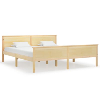 vidaXL Bedframe massief grenenhout 180x200 cm