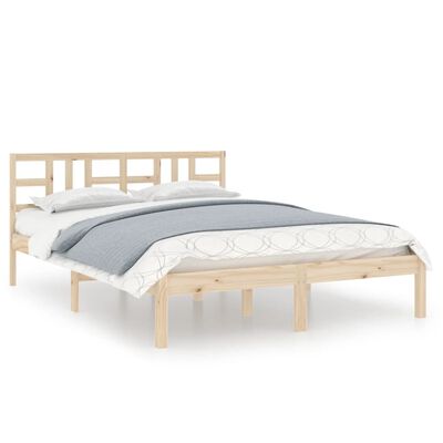 vidaXL Bedframe massief hout 200x200 cm