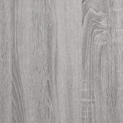 vidaXL Salontafel 100x100x40 cm bewerkt hout grijs sonoma eikenkleurig