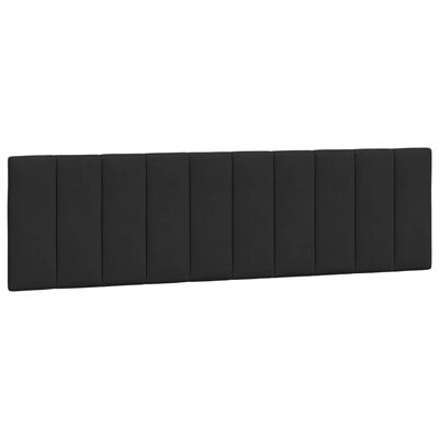 vidaXL Hoofdbordkussen 180 cm fluweel zwart