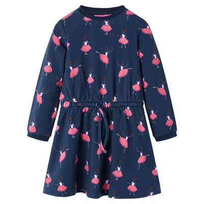 Kinderjurk 92 blauw