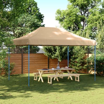 vidaXL Partytent inklapbaar pop-up 440x292x315 cm beige