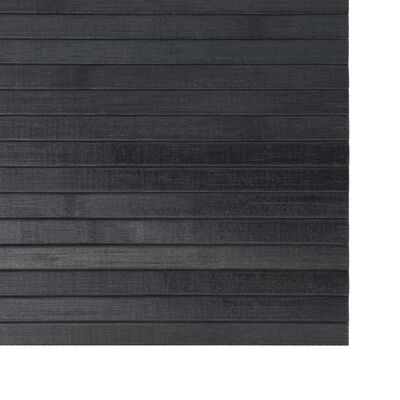 vidaXL Vloerkleed rechthoekig 60x400 cm bamboe grijs