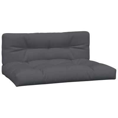 vidaXL 5-delige Loungeset pallet met kussens massief acaciahout