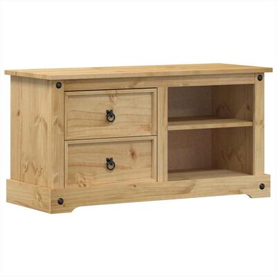 vidaXL Tv-meubel Corona 100x40x52 cm massief grenenhout