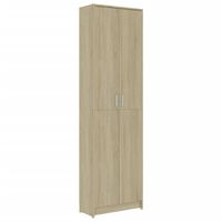 vidaXL Gangkast 55x25x189 cm bewerkt hout sonoma eikenkleurig