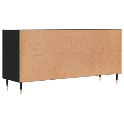 vidaXL Tv-meubel 103,5x30x50 cm bewerkt hout zwart