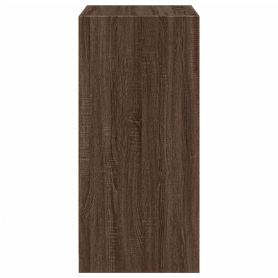 vidaXL Kledingkast 48x41x102 cm bewerkt hout bruin eikenkleurig