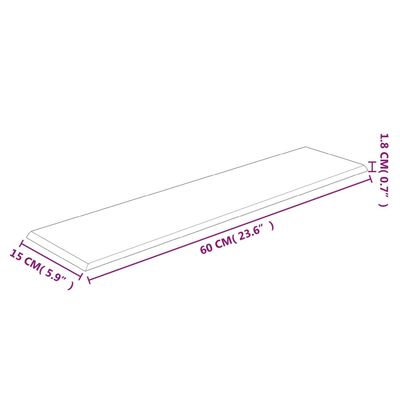 vidaXL Wandpanelen 12 st 1,08 m² 60x15 cm fluweel zwart