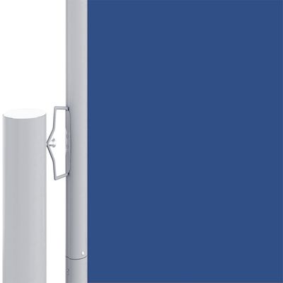 vidaXL Windscherm uittrekbaar 200x1000 cm blauw