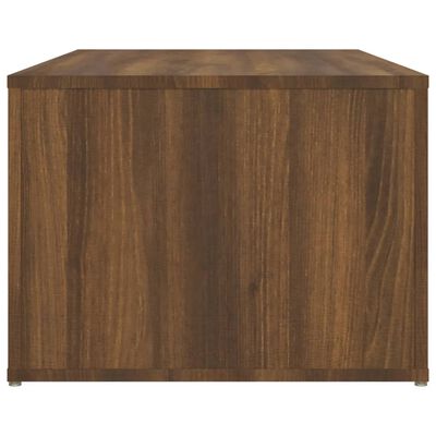 vidaXL Salontafel 100x50x36 cm bewerkt hout bruin eikenkleur