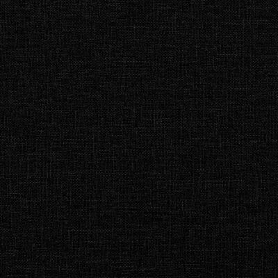 vidaXL Slaapbank met matras 90x200 cm stof zwart