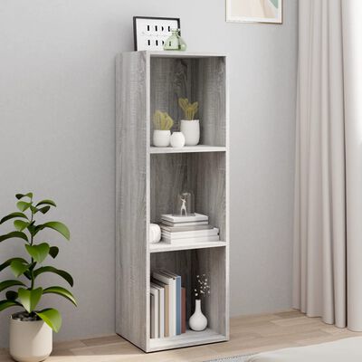 vidaXL Boekenkast/tv-meubel 36x30x114 cm hout grijs sonoma eiken