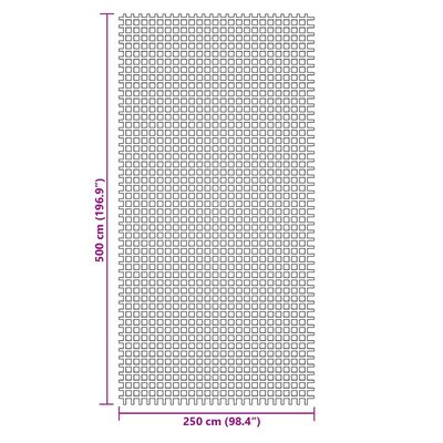 vidaXL Kampeerkleed 5x2,5 m groen