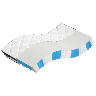 vidaXL Pocketveringmatras middelhard-plus 100x200 cm