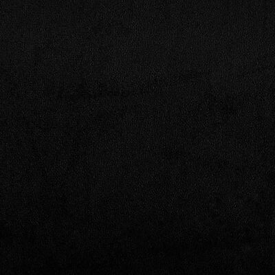 vidaXL Driezitsbank 180 cm microvezelstof zwart