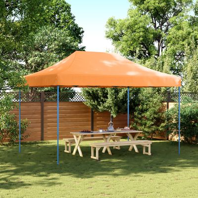 vidaXL Partytent inklapbaar pop-up 410x279x315 cm oranje