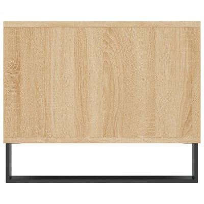 vidaXL Salontafel 90x50x40 cm bewerkt hout sonoma eikenkleurig