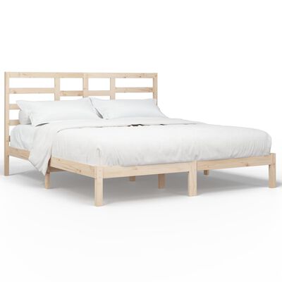 vidaXL Bedframe zonder matras massief hout 180x200 cm