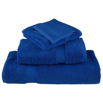 vidaXL 12-delige Handdoekenset SOLUND 600 g/m² blauw