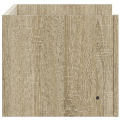 vidaXL Wandschap 70,5x35x30,5 cm bewerkt hout sonoma eikenkleurig