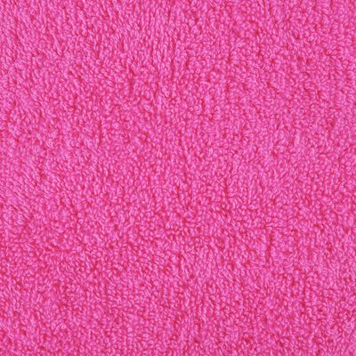 vidaXL 6-delige Handdoekenset SOLUND 600 g/m² roze