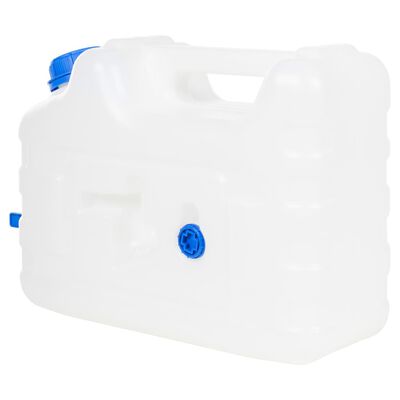 vidaXL Watertank met kraan 10 L kunststof transparant