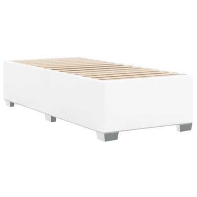 vidaXL Bedframe kunstleer wit 80x200 cm