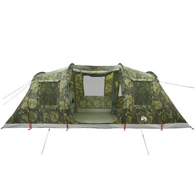 vidaXL Tunneltent 6-persoons waterdicht camouflage