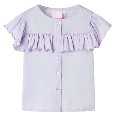 Kindershirt 128 lila