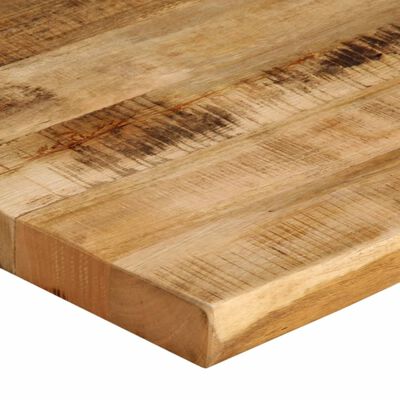 vidaXL Tafelblad met natuurlijke rand 90x80x2,5 cm massief mangohout