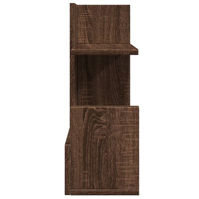 vidaXL Bureau organiser 49x20x52,5 cm bewerkt hout bruin eikenkleurig