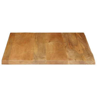 vidaXL Tafelblad met natuurlijke rand 40x40x2,5 cm massief mangohout