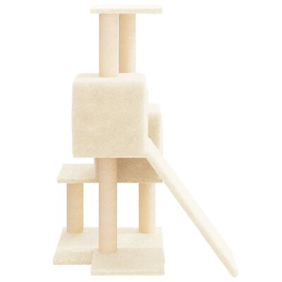 vidaXL Kattenmeubel met sisal krabpalen 82 cm crèmekleurig