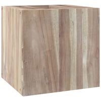 vidaXL Badkamerwandkast 41x38x40 cm massief teakhout