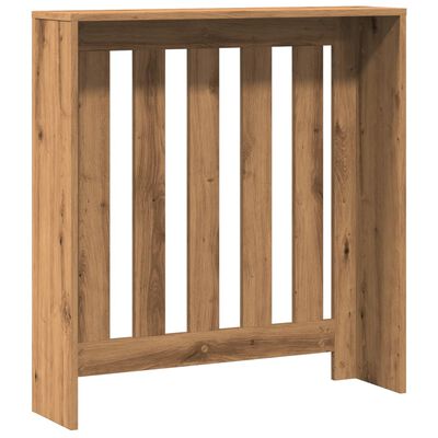 vidaXL Radiatorombouw 78x20x82 cm bewerkt hout artisanaal eikenkleur