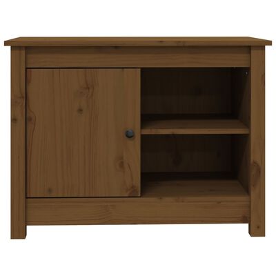 vidaXL Tv-meubel 70x36,5x52 cm massief grenenhout honingbruin