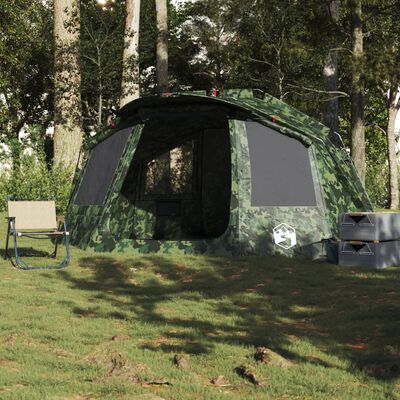 vidaXL Vistent 5-persoons waterdicht camouflage