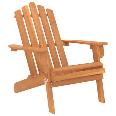 vidaXL 4-delige Loungeset Adirondack massief acaciahout