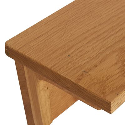 vidaXL Kapstok 60x16x16 cm massief eikenhout