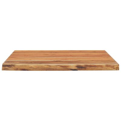 vidaXL Wandschap vierkant natuurlijke rand 40x40x2,5 cm acaciahout