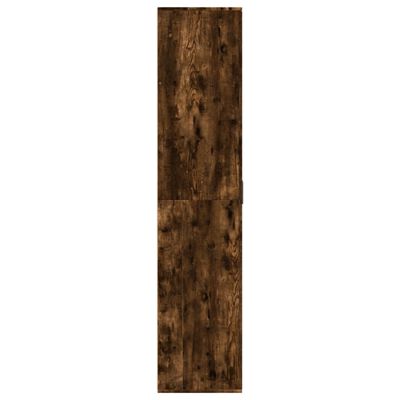 vidaXL Schoenenkast 80x39x178 cm bewerkt hout gerookt eikenkleurig