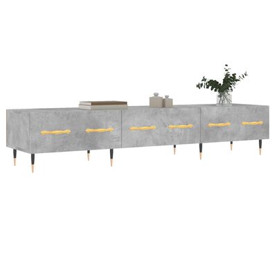 vidaXL Tv-meubel 150x36x30 cm bewerkt hout betongrijs