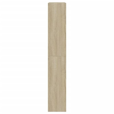 vidaXL Schoenenkast 60x21x125,5 cm bewerkt hout sonoma eikenkleurig