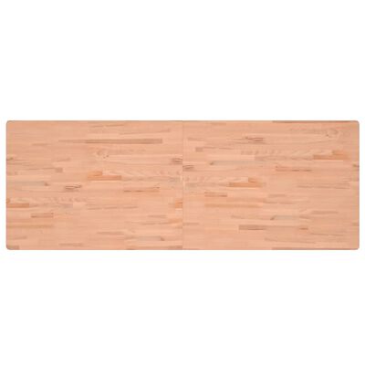 vidaXL Bureaublad 150x55x2,5 cm massief beukenhout