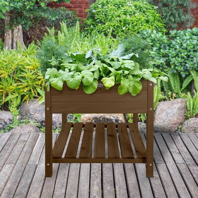 Esschert Design Plantenbak verhoogd XL bruin