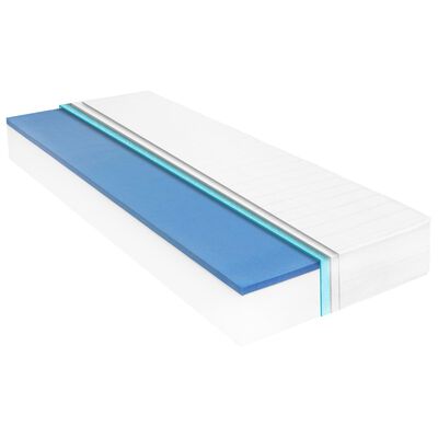 vidaXL Matras 18 cm visco-traagschuim 80x200 cm