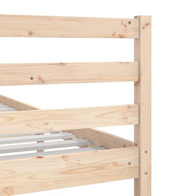 vidaXL Bedframe zonder matras massief hout 160x200 cm